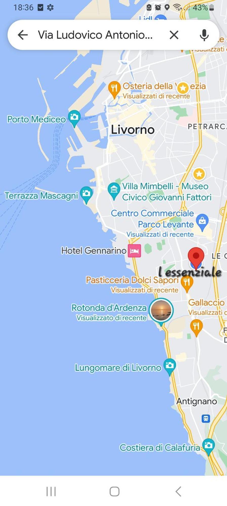 Apartmán L' Essenziale Livorno Exteriér fotografie